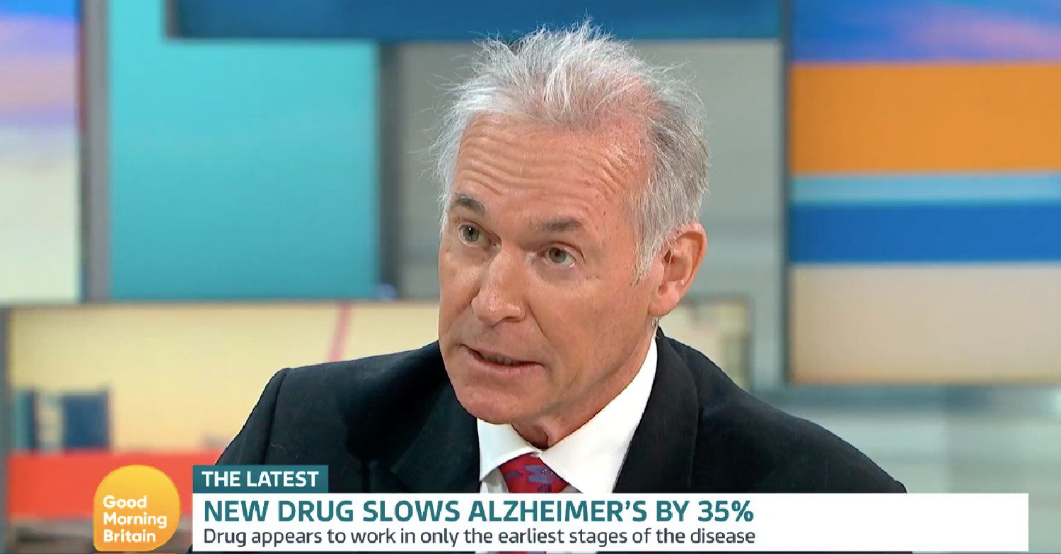 Good Morning Britain star Dr Hilary Jones today