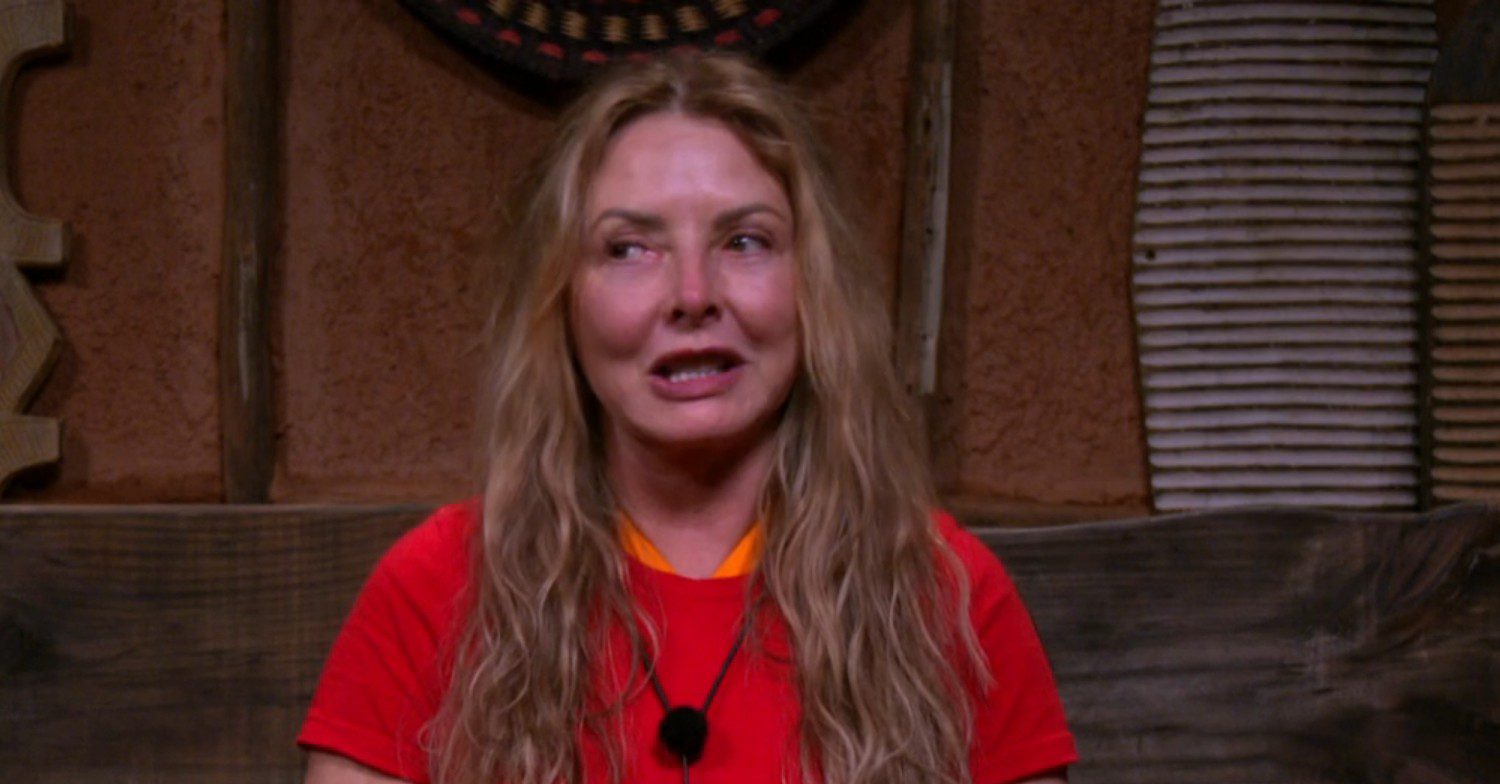 Carol Vorderman speaking in Bush Telegraph on I'm A Celebrity South Africa