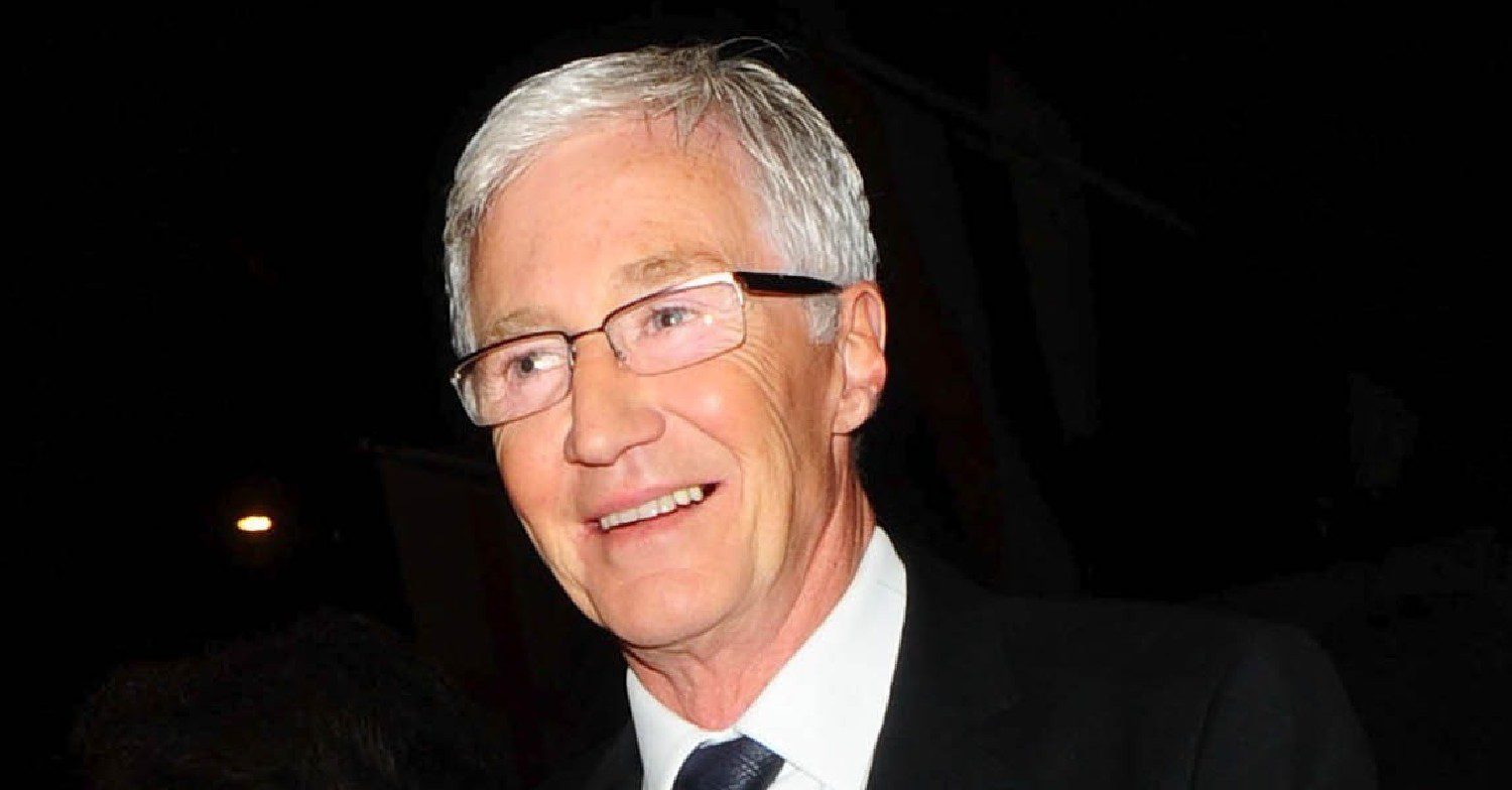 Paul O'Grady smiling outside 