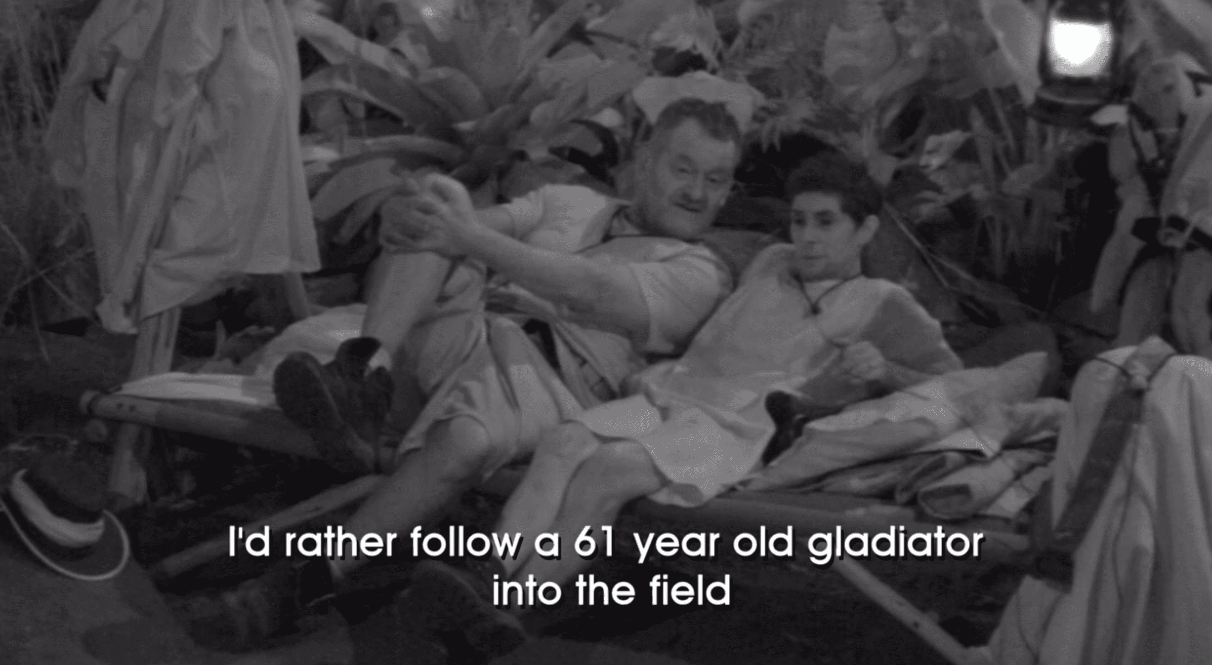 Paul Burrell moaning to Fatima on I'm A Celebrity