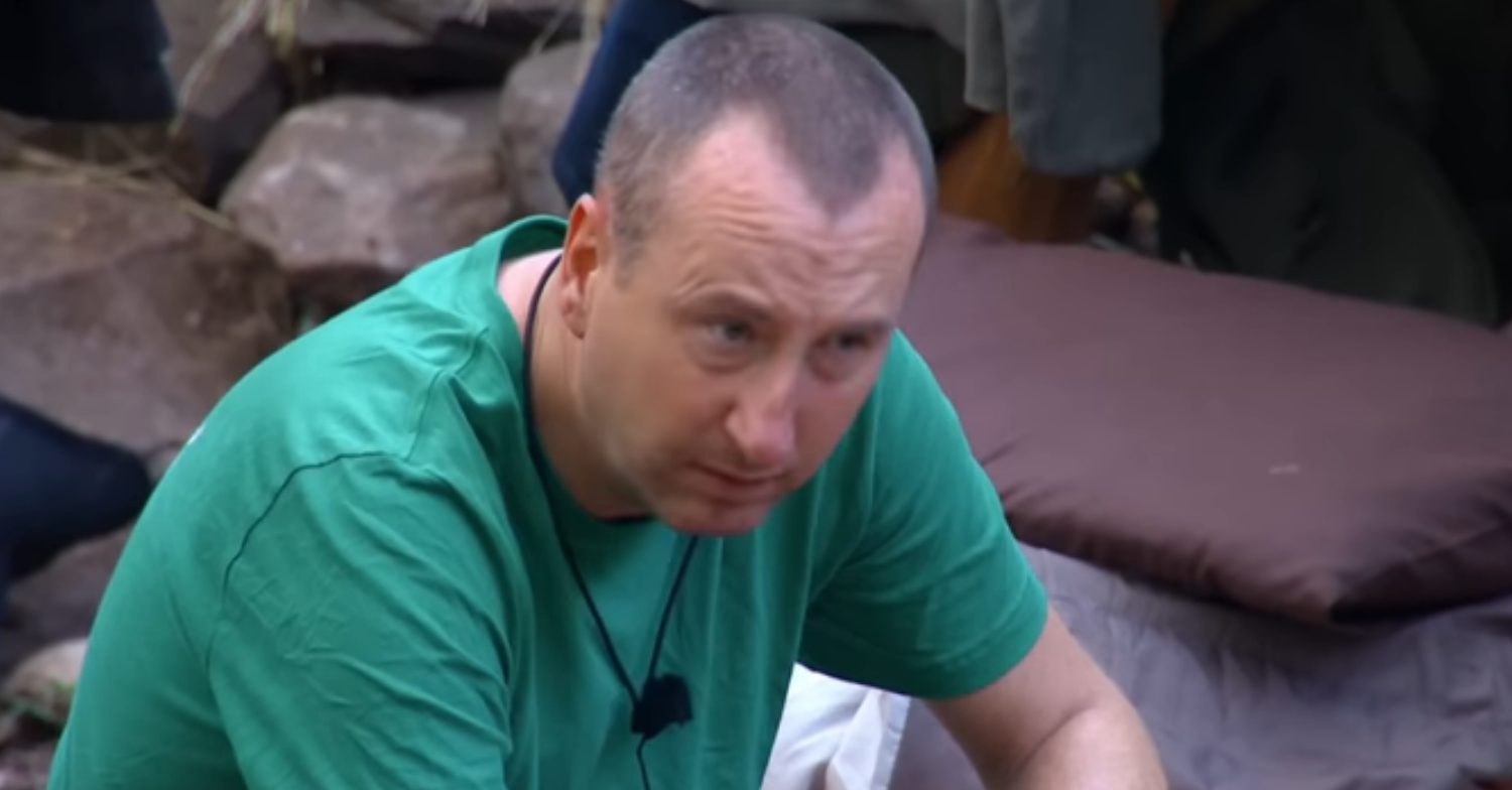 Andy Whyment frowns on I'm A Celebrity South Africa