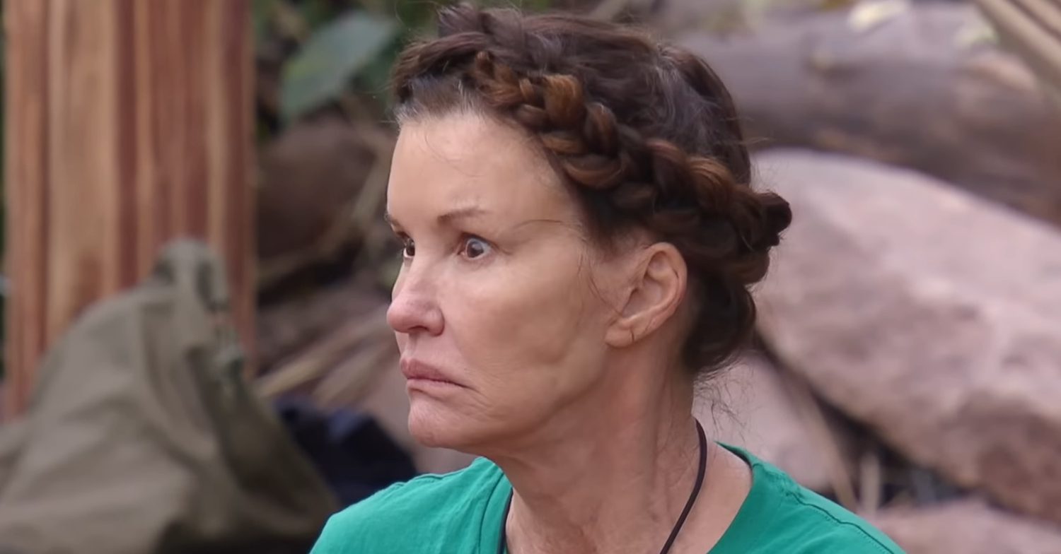 Janice Dickinson frowns on I'm A Celebrity