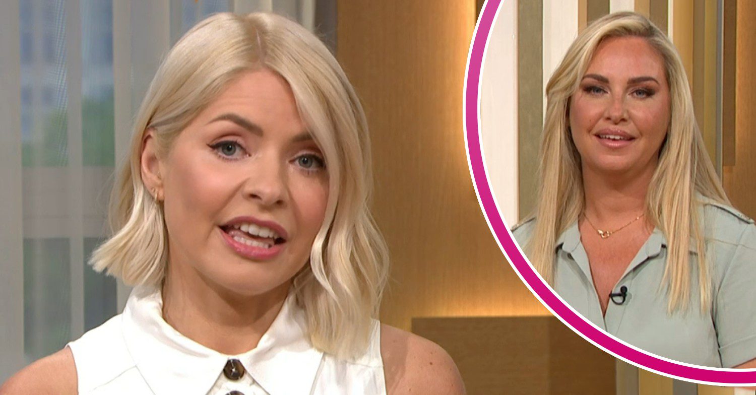 Holly Willoughby and Josie Gibson on This Morning