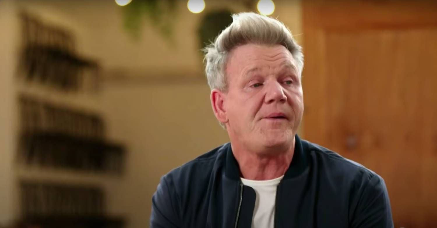 Gordon Ramsay is visibly upset