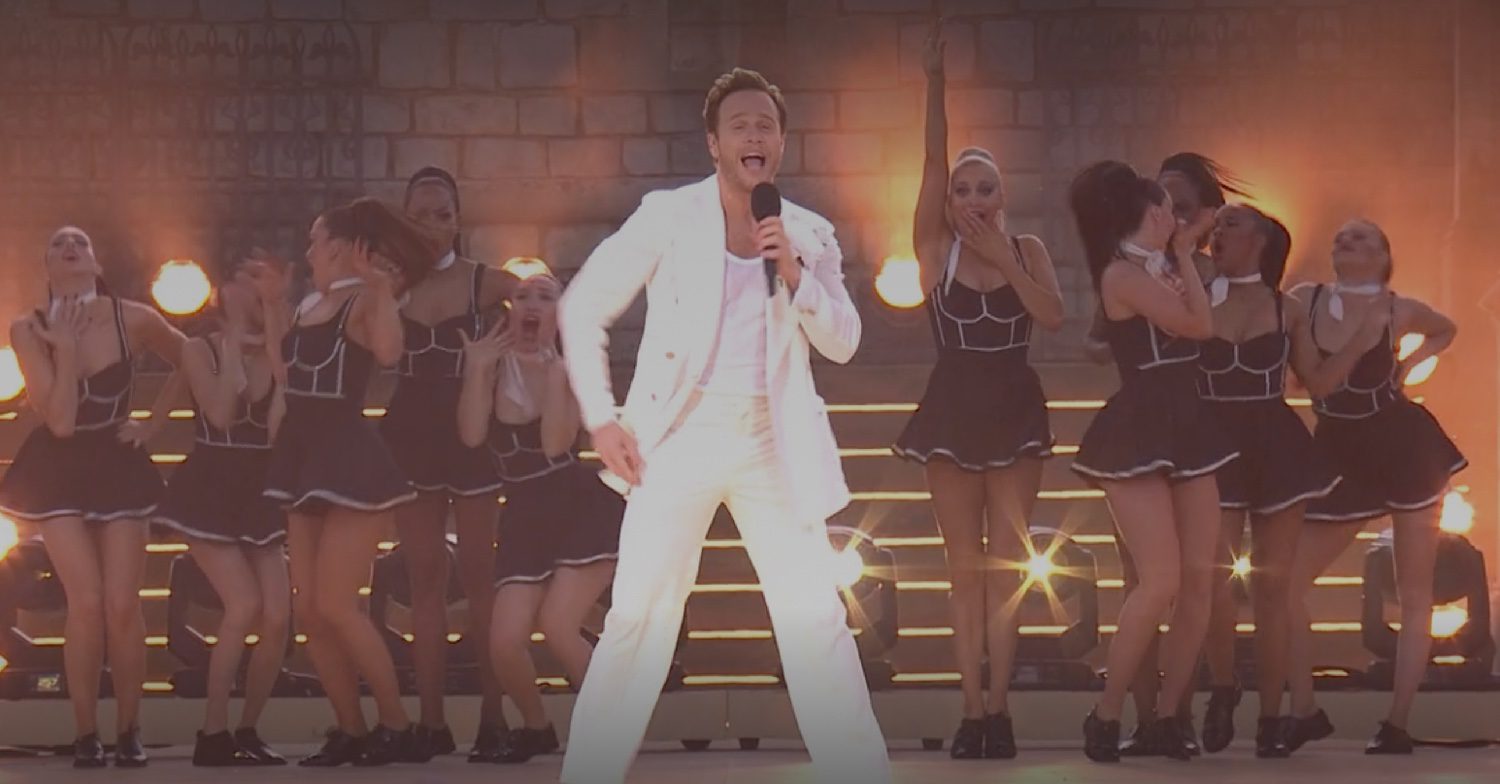 Olly Murs performs at King Charles Coronation Concert 