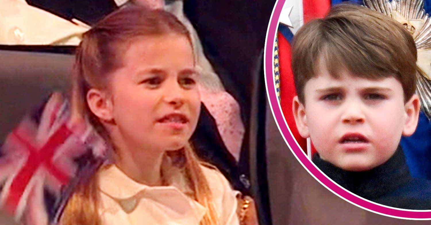 Princess Charlotte and Prince Louis Comp image