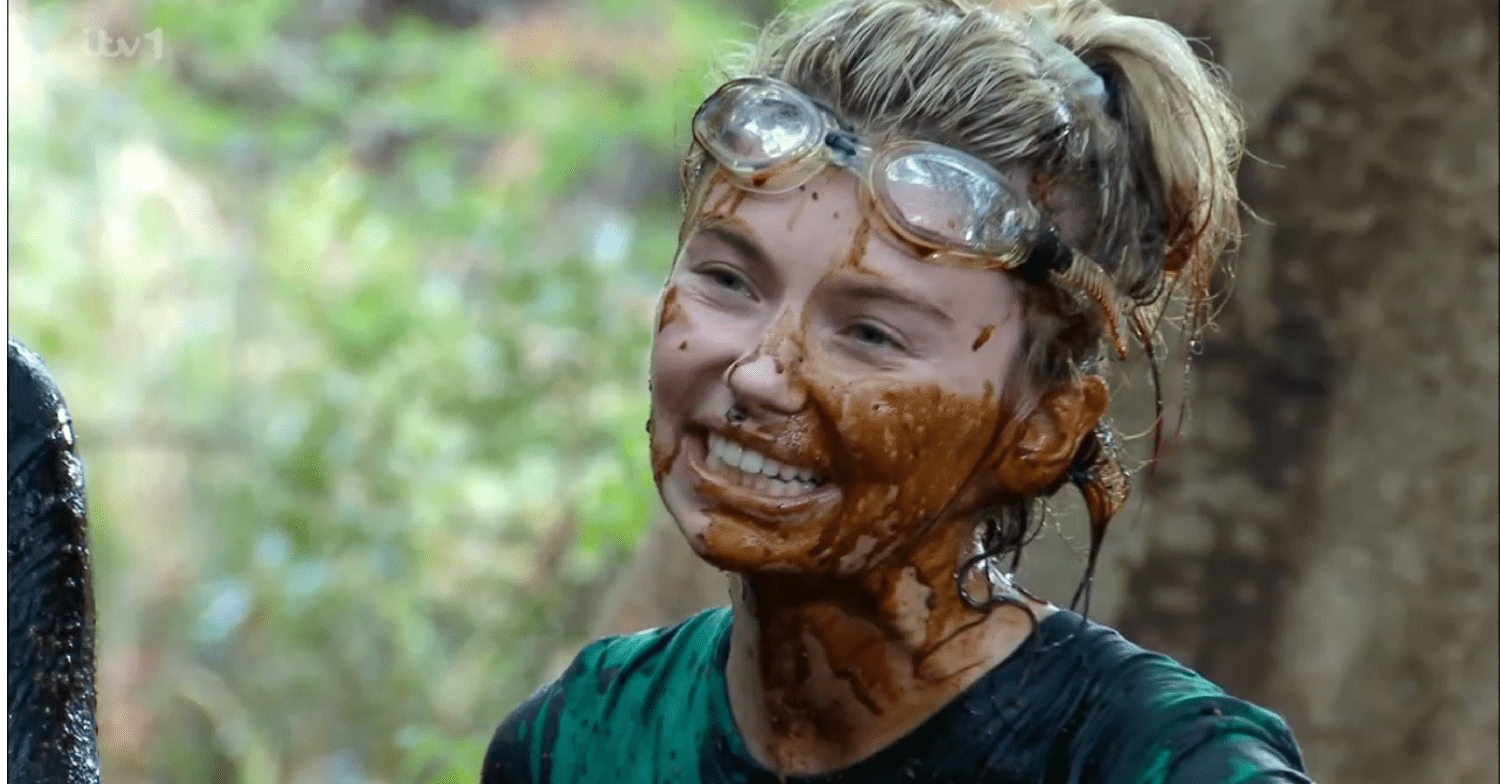 Georgia Toffolo smiling on I'm A Celebrity South Africa 