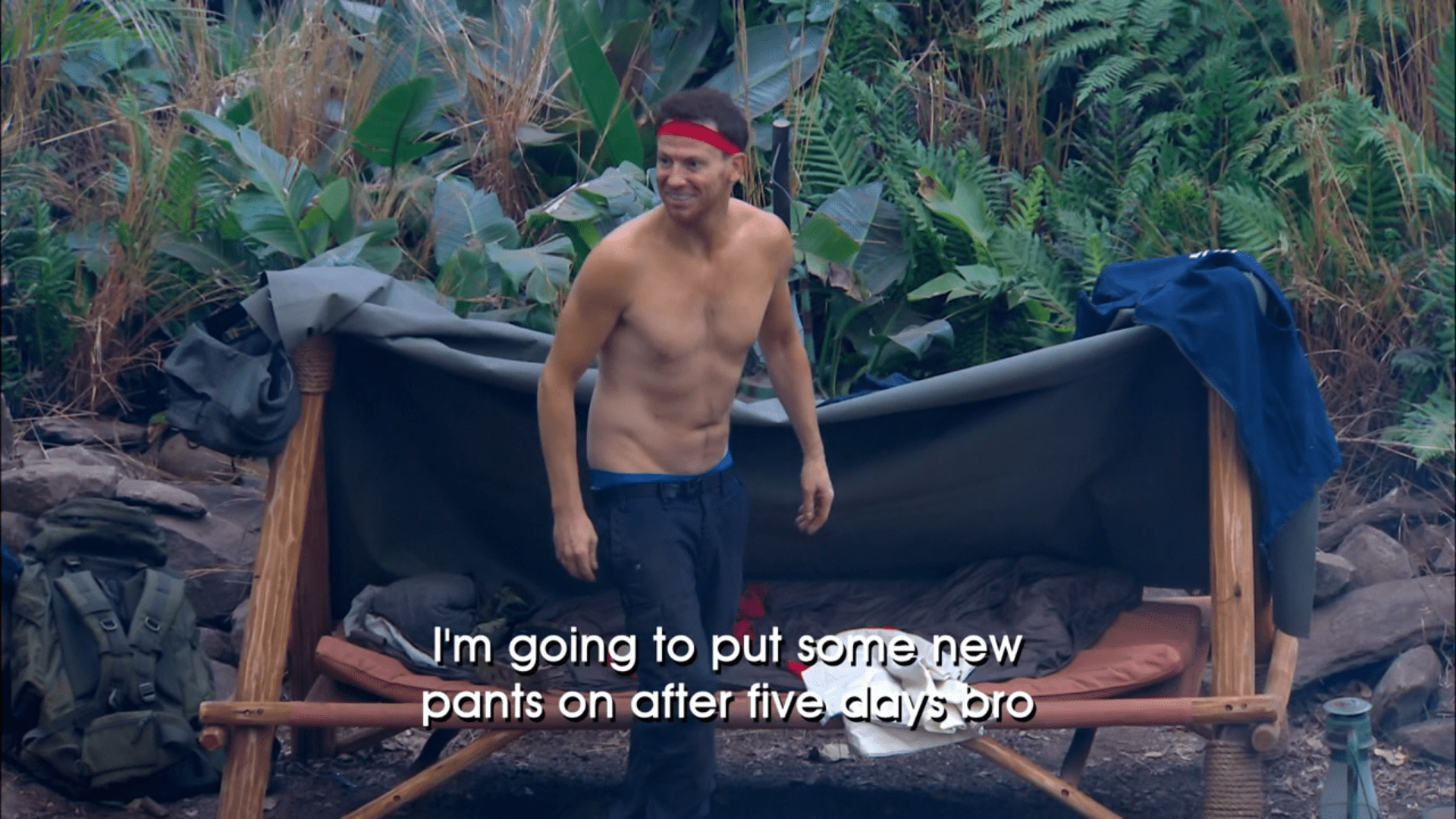 Joe Swash smiles on I'm A Celebrity South Africa