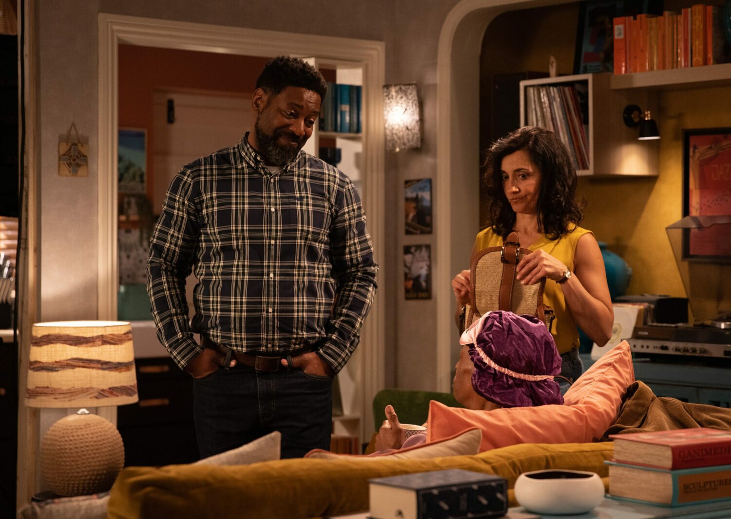 Emmersale's Charles and Manpreet are looking after Claudette