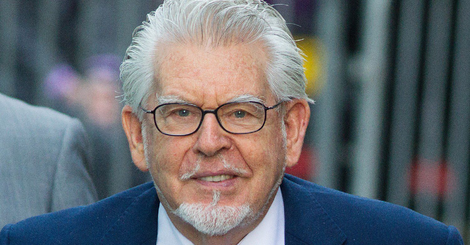 Rolf Harris smirking