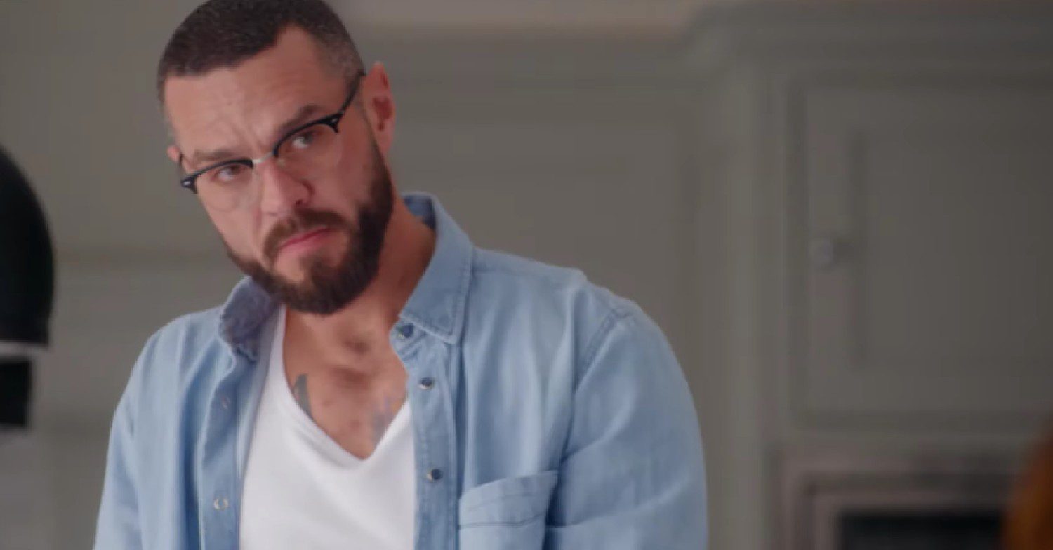 Matt Willis looking serious