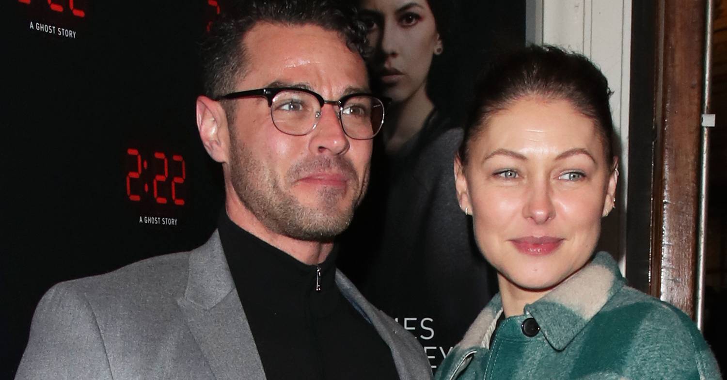 Matt Willis and Emma Willis pose together