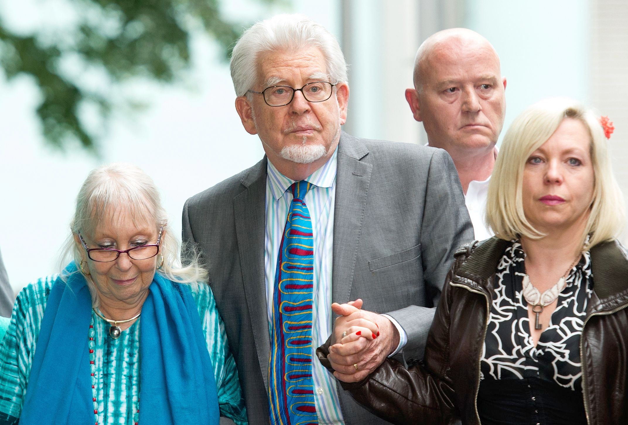 Rolf Harris with his wife Alwen and daughter Bindi