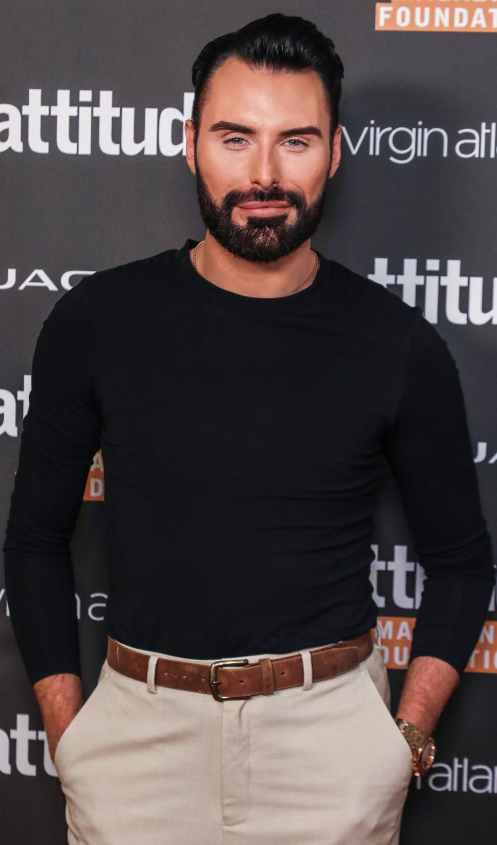 Rylan Clark poses for the camera