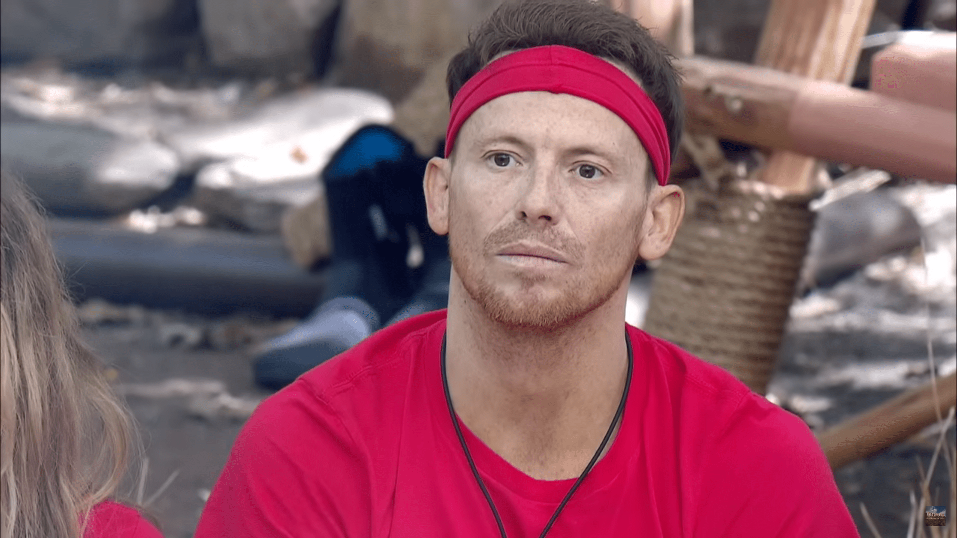 Joe Swash frowns on I'm A Celebrity
