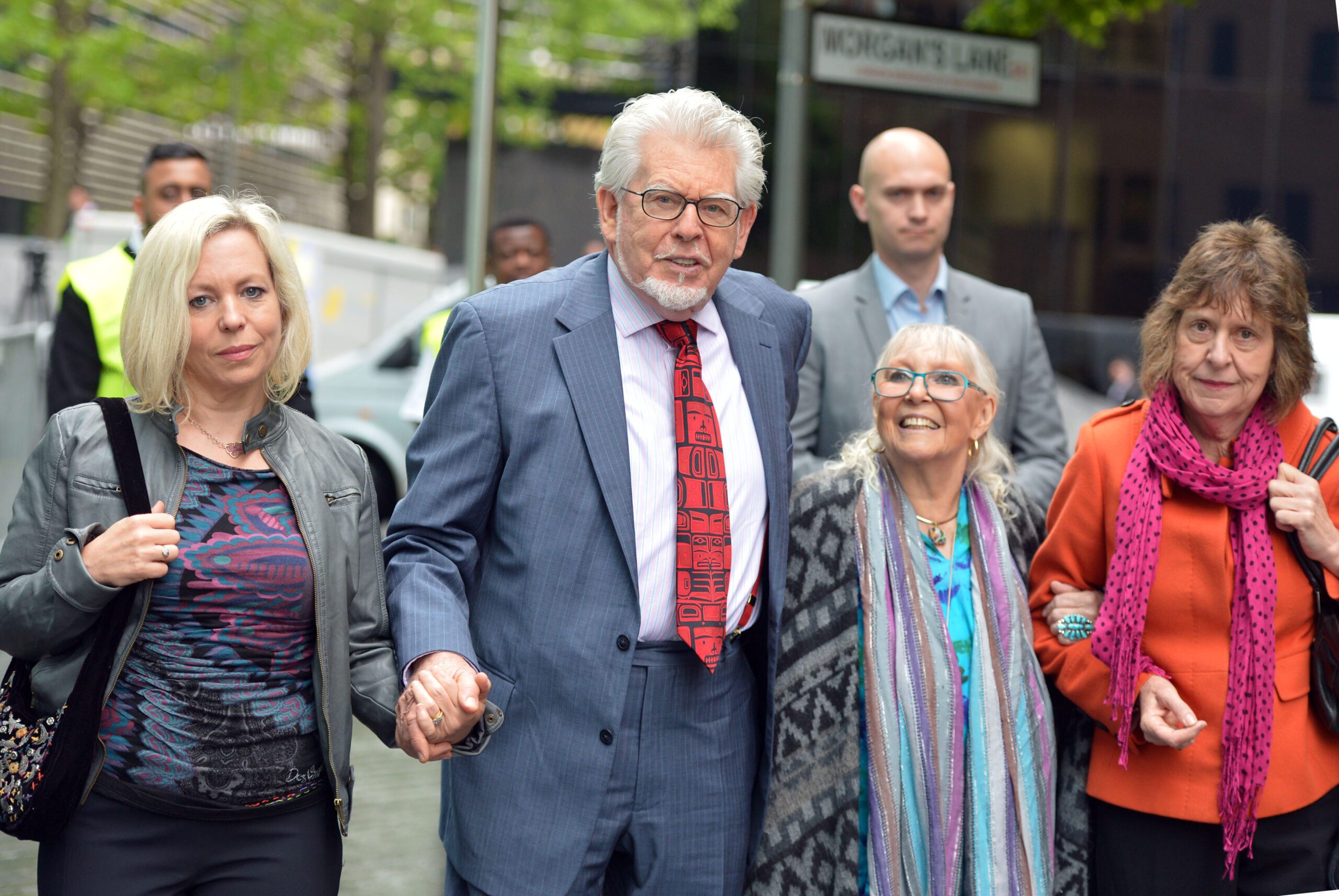 Rolf Harris with his wife Alwen and daughter Bindi