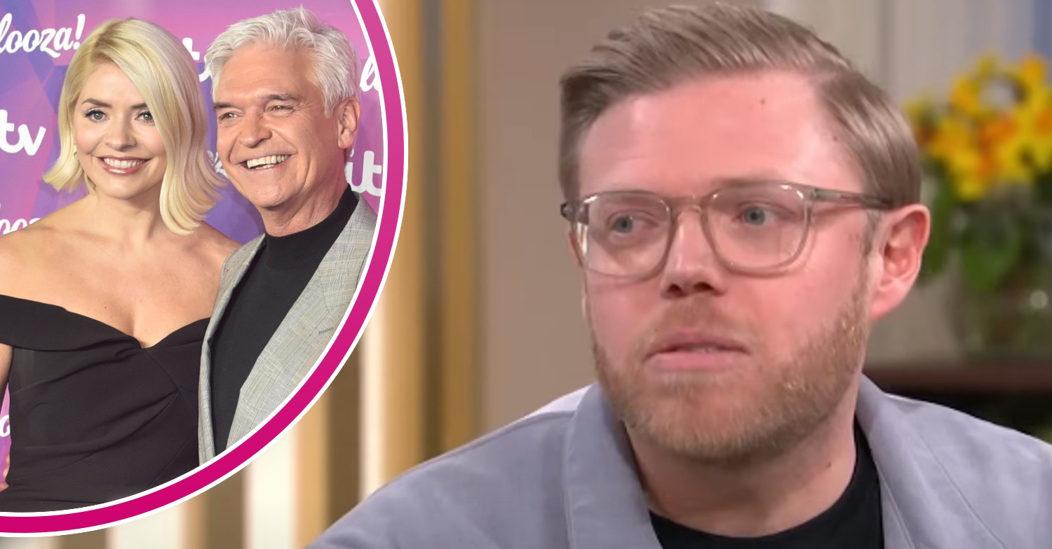 Holly and Phil smiling at ITV Palooza and Rob Beckett on This Morning