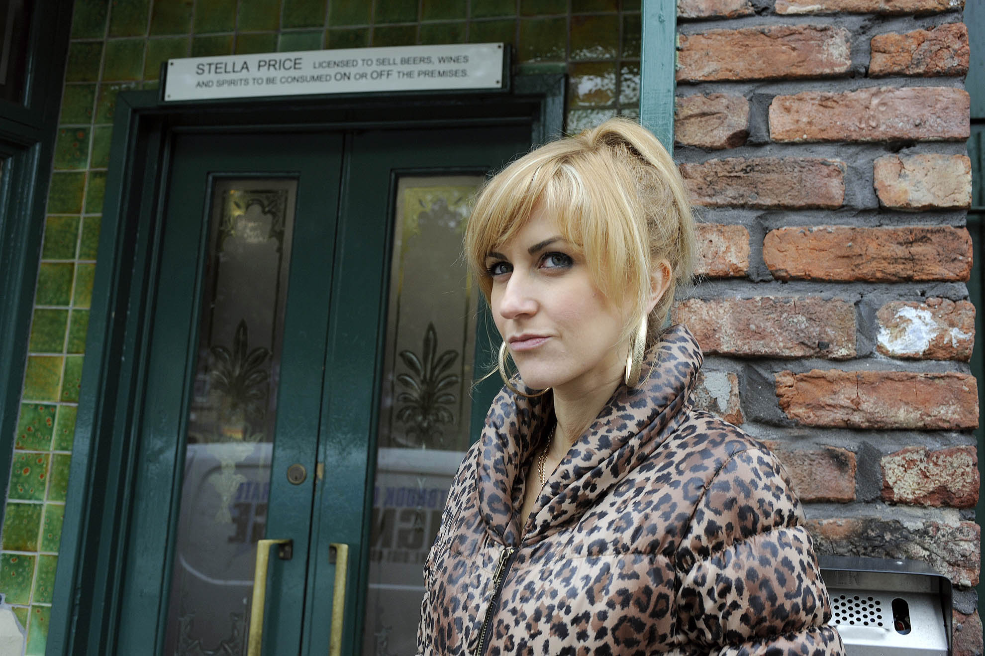 Becky [ex-Coronation Street actress Katherine Kelly] sees Stella's name as the new Rovers licensee 