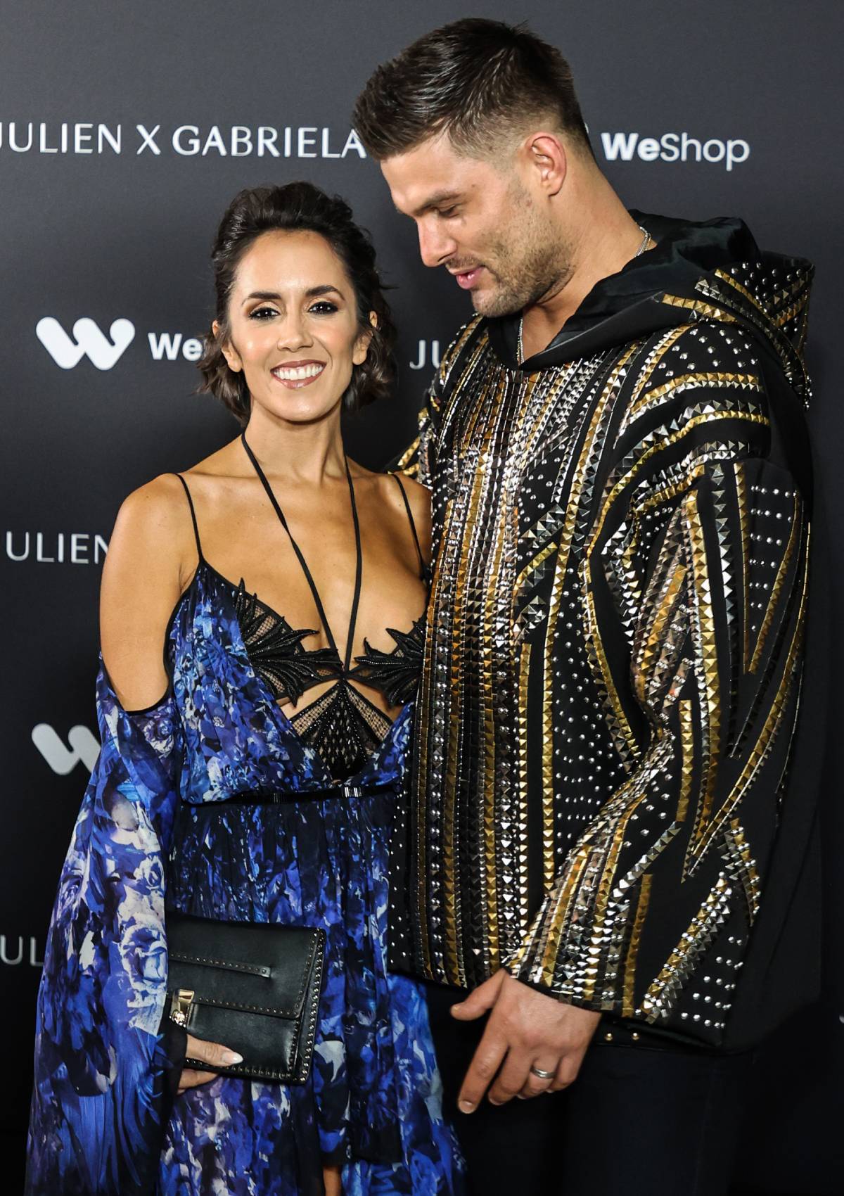 Aljaz Skorjanec looks at Janette Manrara fondly