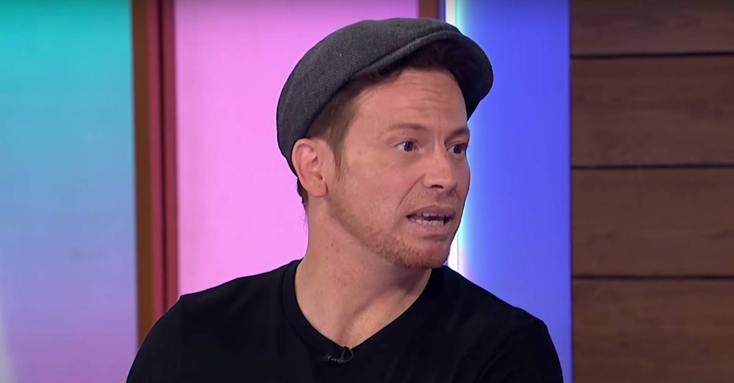Joe Swash looks scared