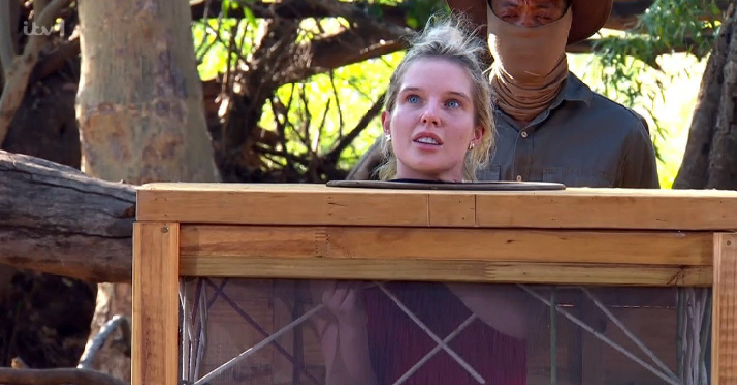 Helen Flanagan during trial on I'm A Celebrity South Africa