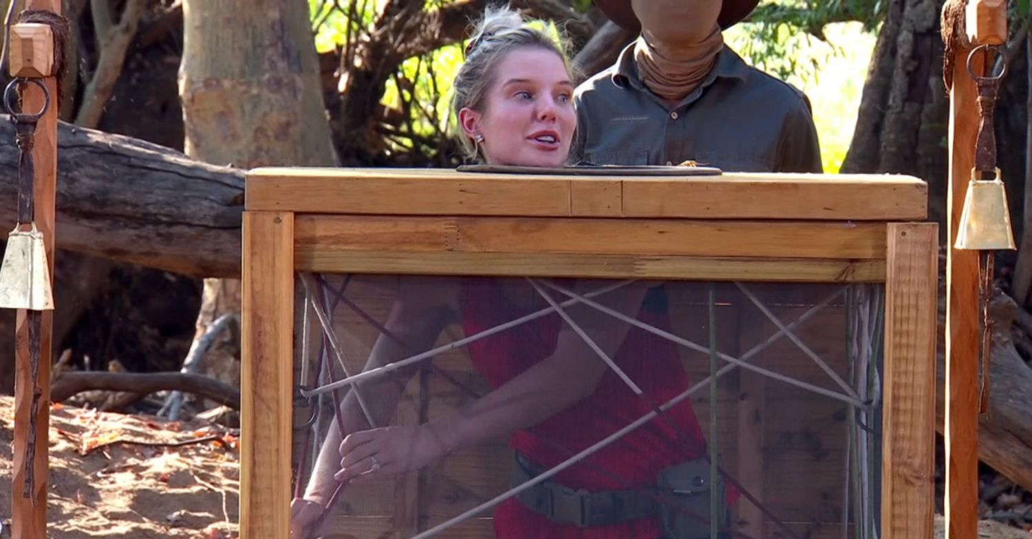 Helen Flanagan during a trial on I'm A Celebrity South Africa
