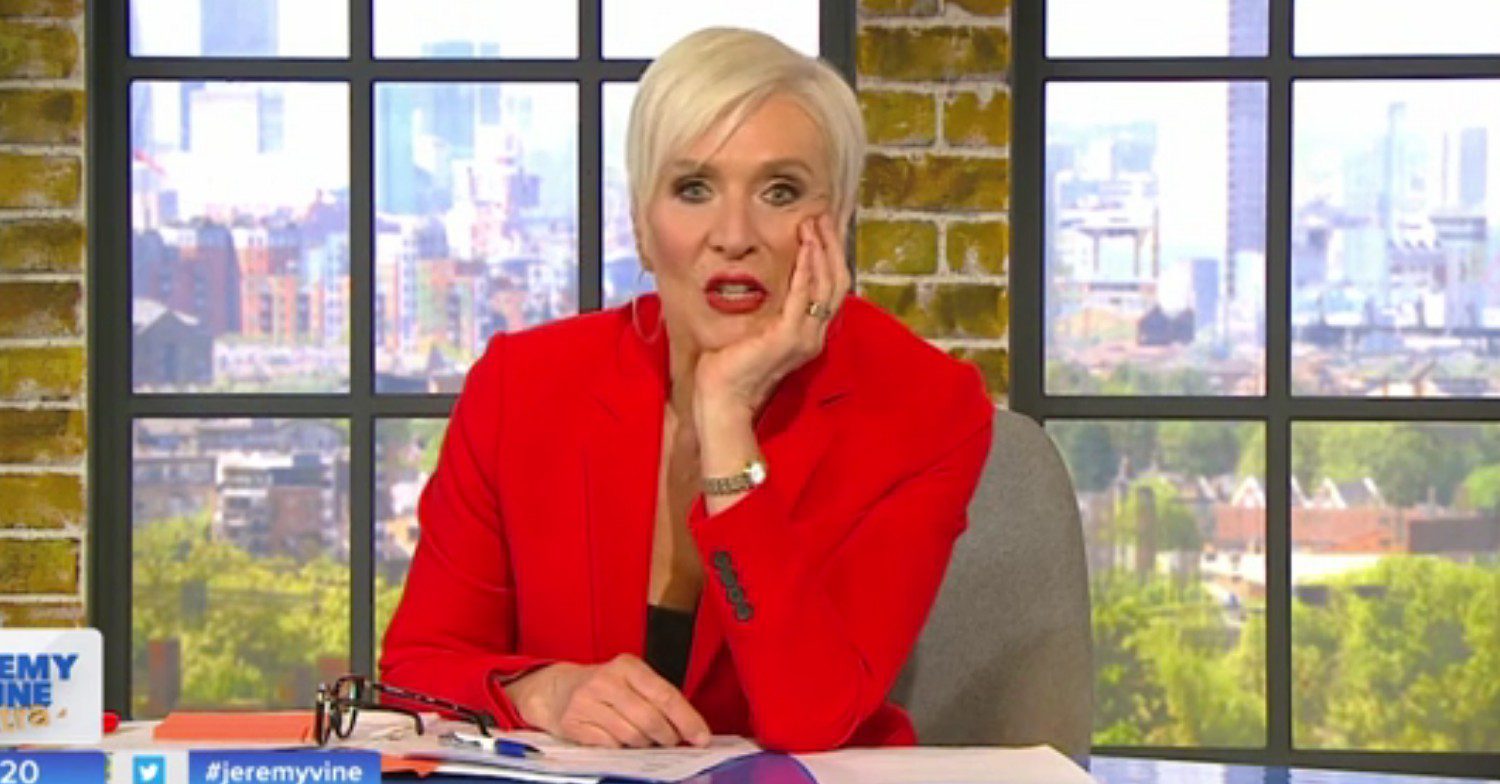 Dawn Neesom hosting Jeremy Vine Extra