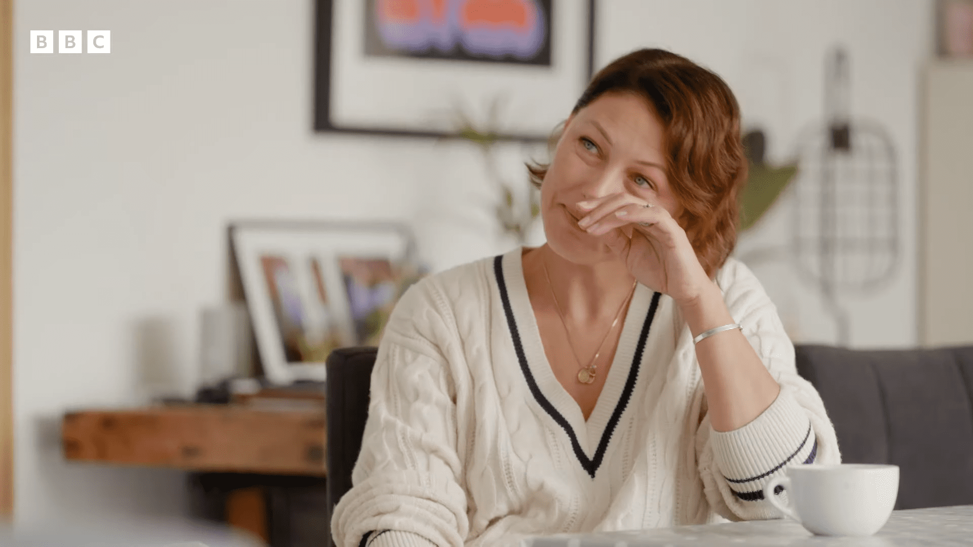 Emma Willis cries in Fighting Addiction