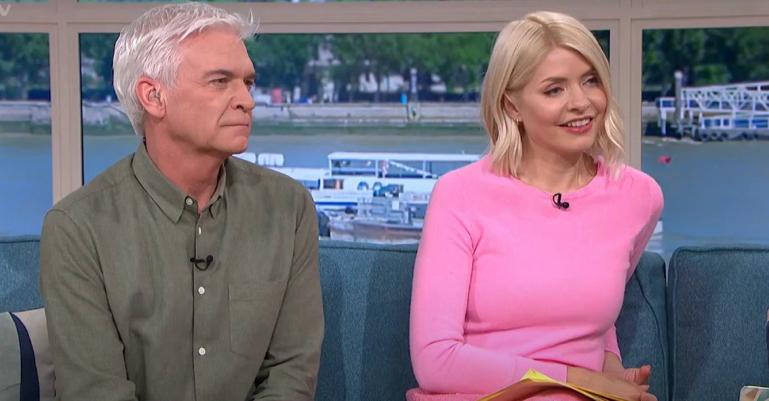 Phillip Schofield and Holly Willoughby on This Morning today