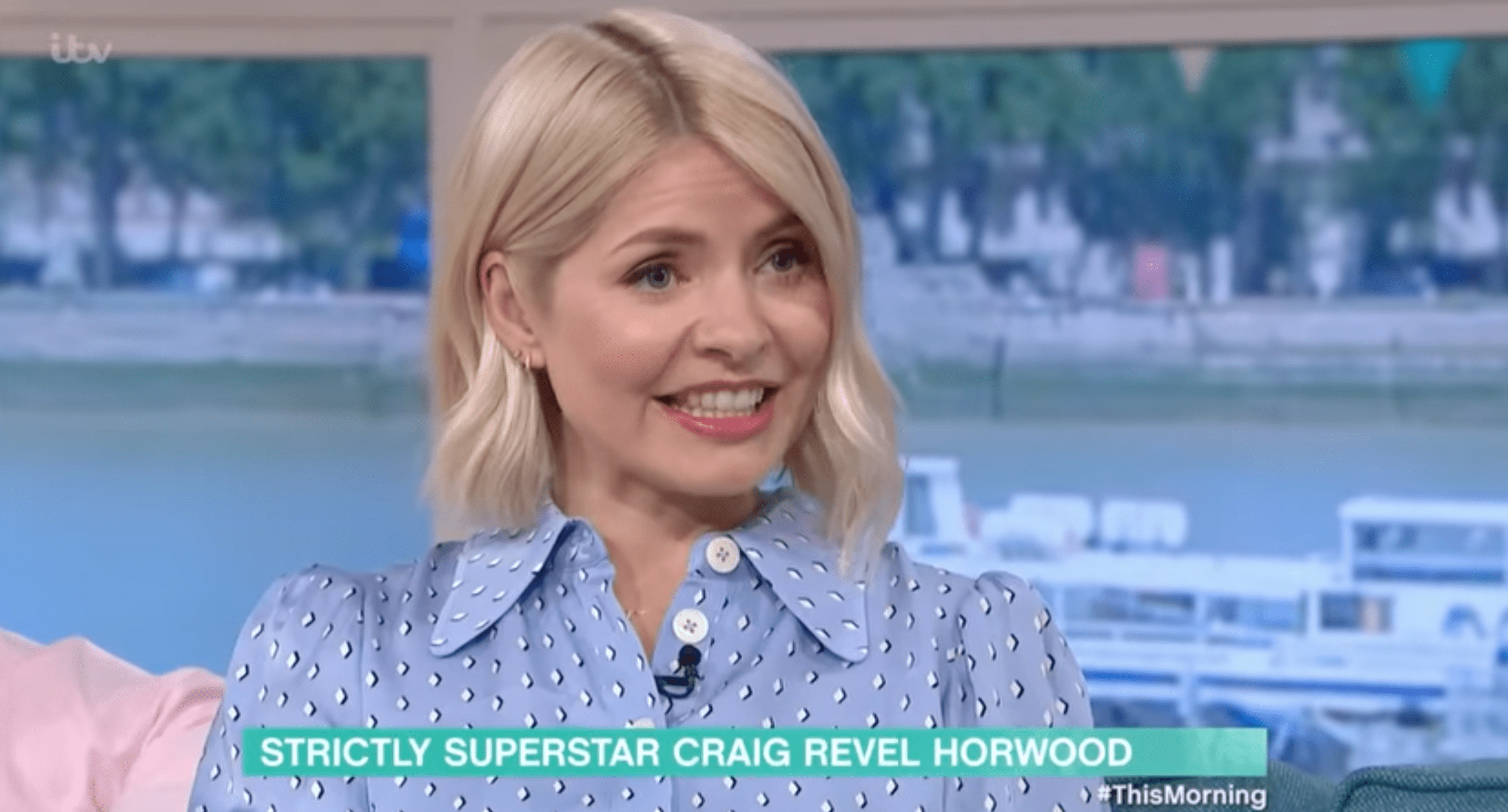 Holly Willoughby presenting This Morning