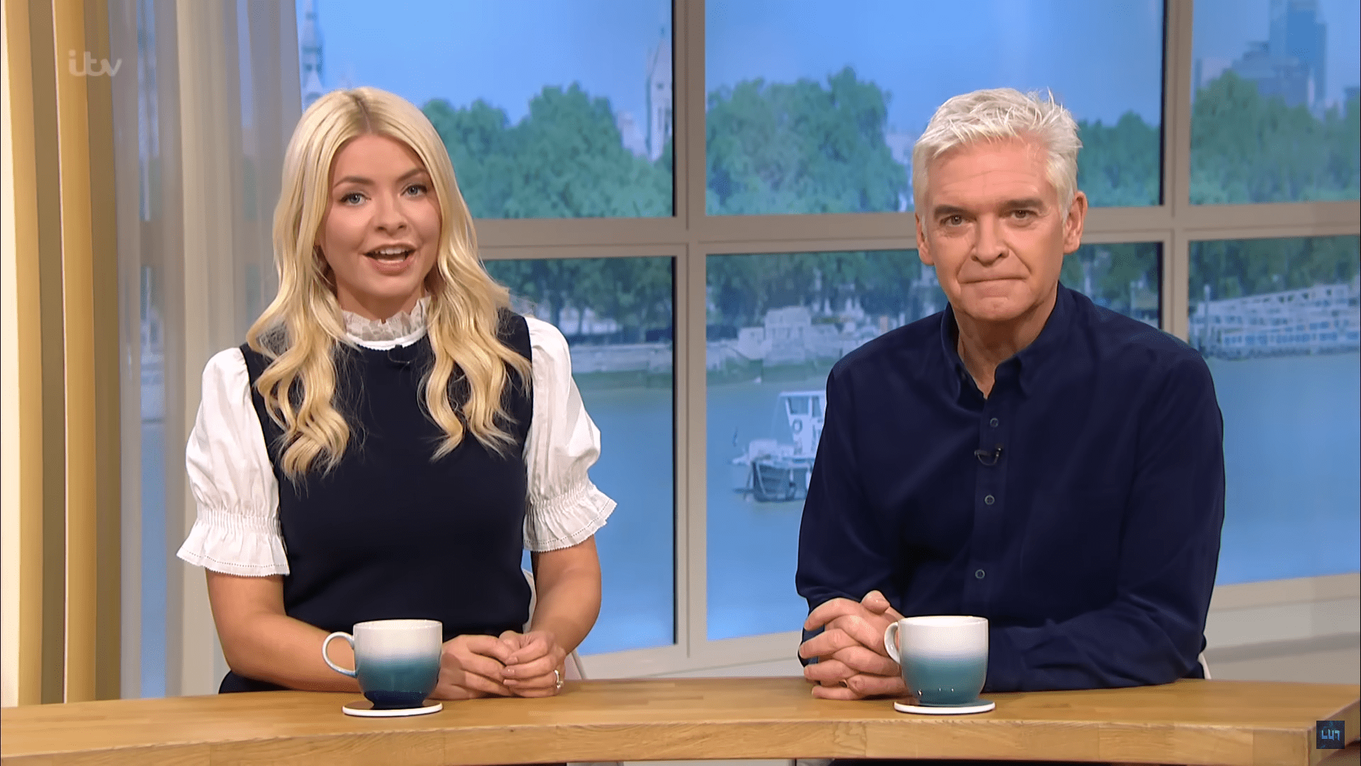 Holly and Phil frown on This Morning