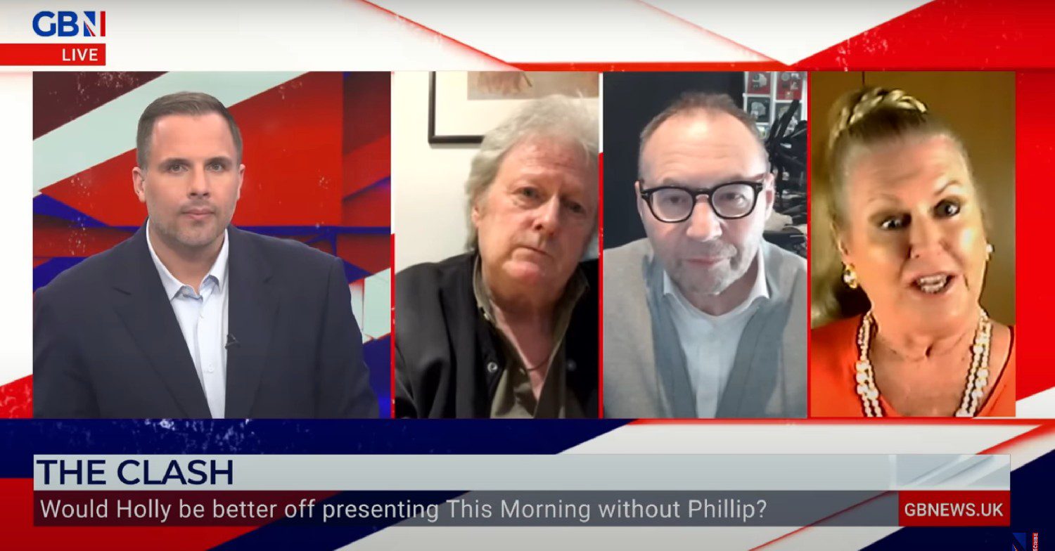 Dan Wootton and Kim Woodburn with guests on GB News