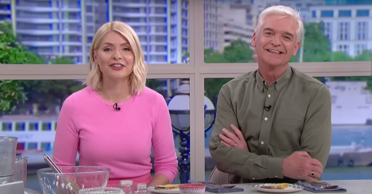 Holly Willoughby and Phillip Schofield hosting Thursday's This Morning