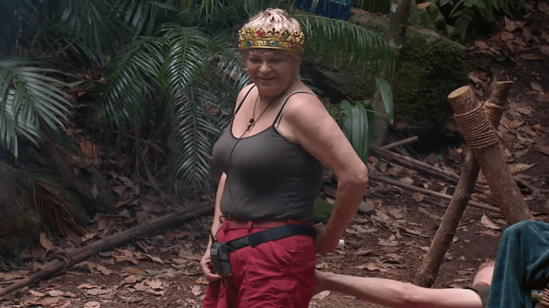 Crissy Rock smiles on I'm A Celeb
