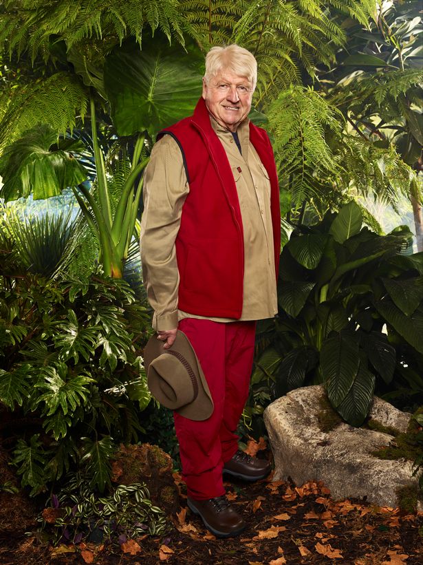 Stanley Johnson smiles on I'm A Celebrity
