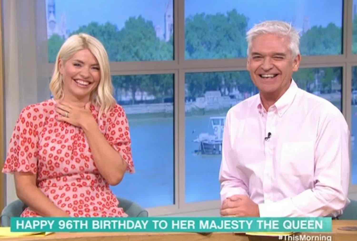 Phillip Schofield and Holly Willoughby on This Morning 