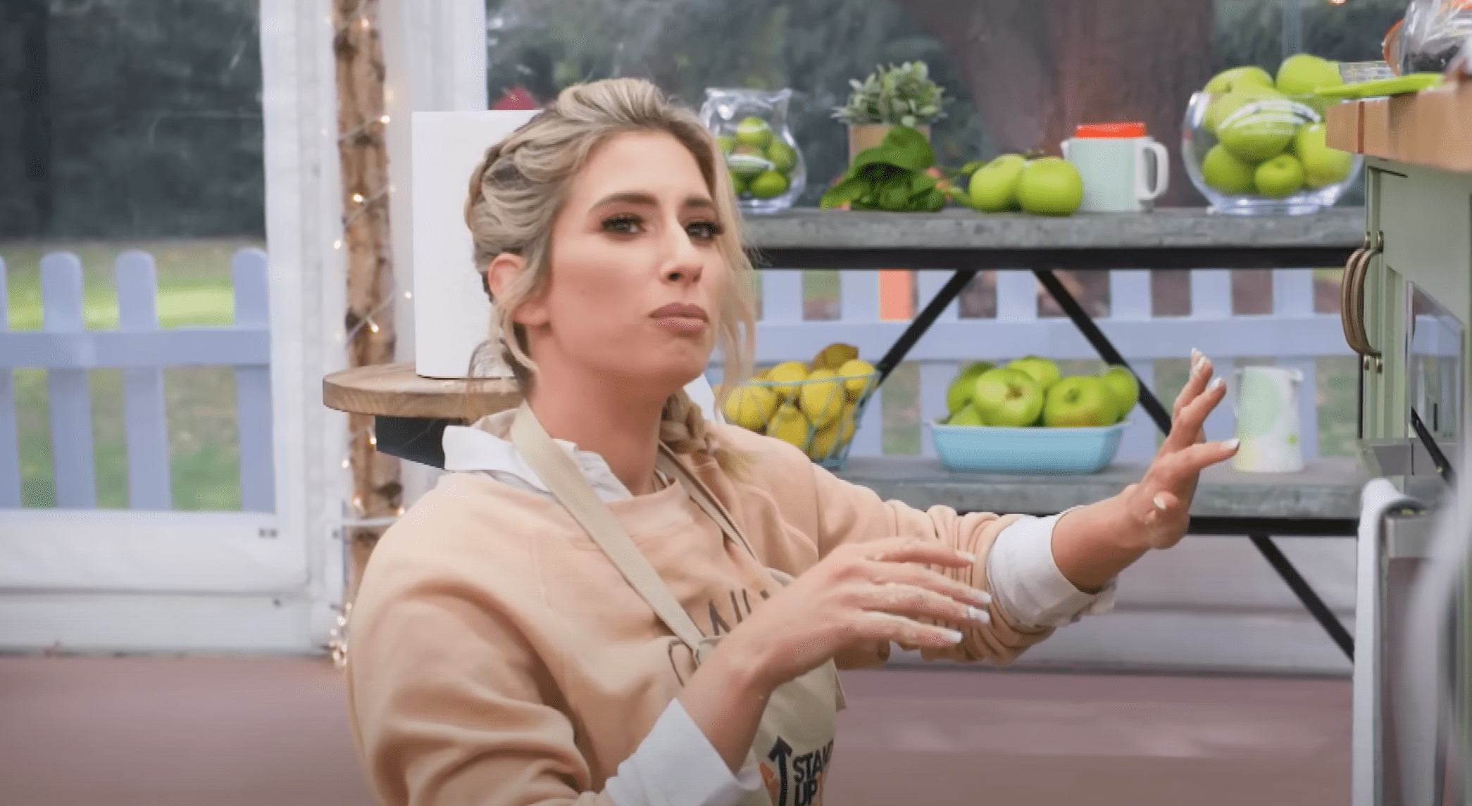 Stacey Solomon on Bake Off