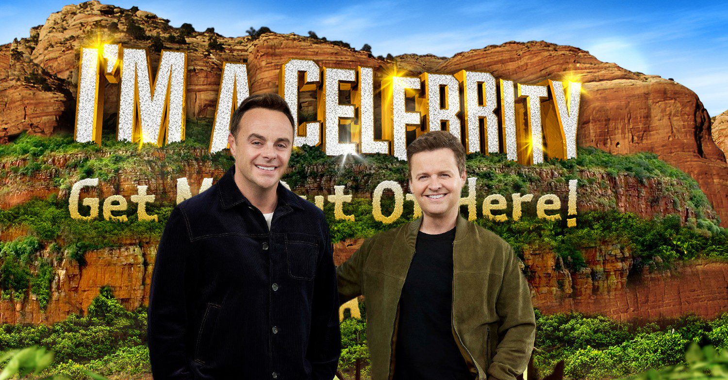 Ant and Dec on the I'm A Celebrity... South Africa backdrop comp image