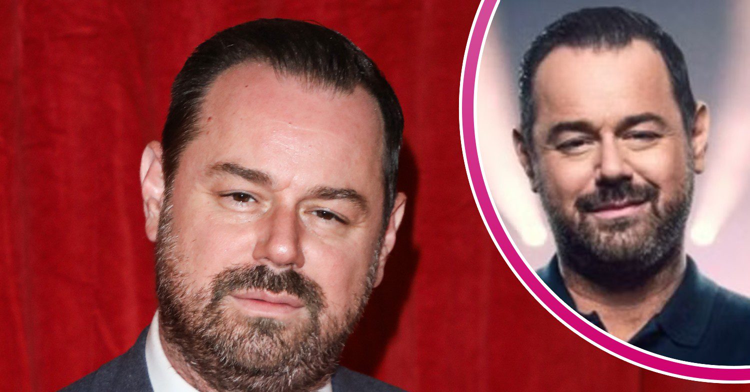 Danny Dyer smiling at soap awards, and on Scared of the Dark