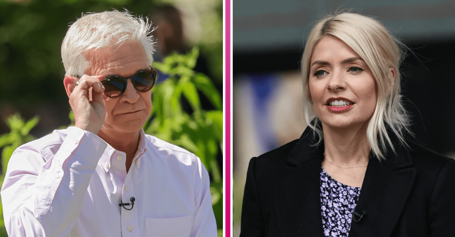 Phillip Schofield and Holly Willoughby during different outings