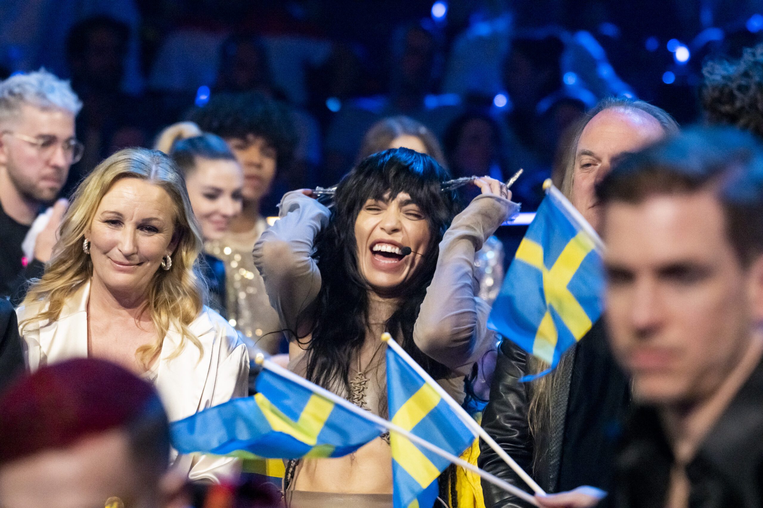 Loreen winning Eurovision contest
