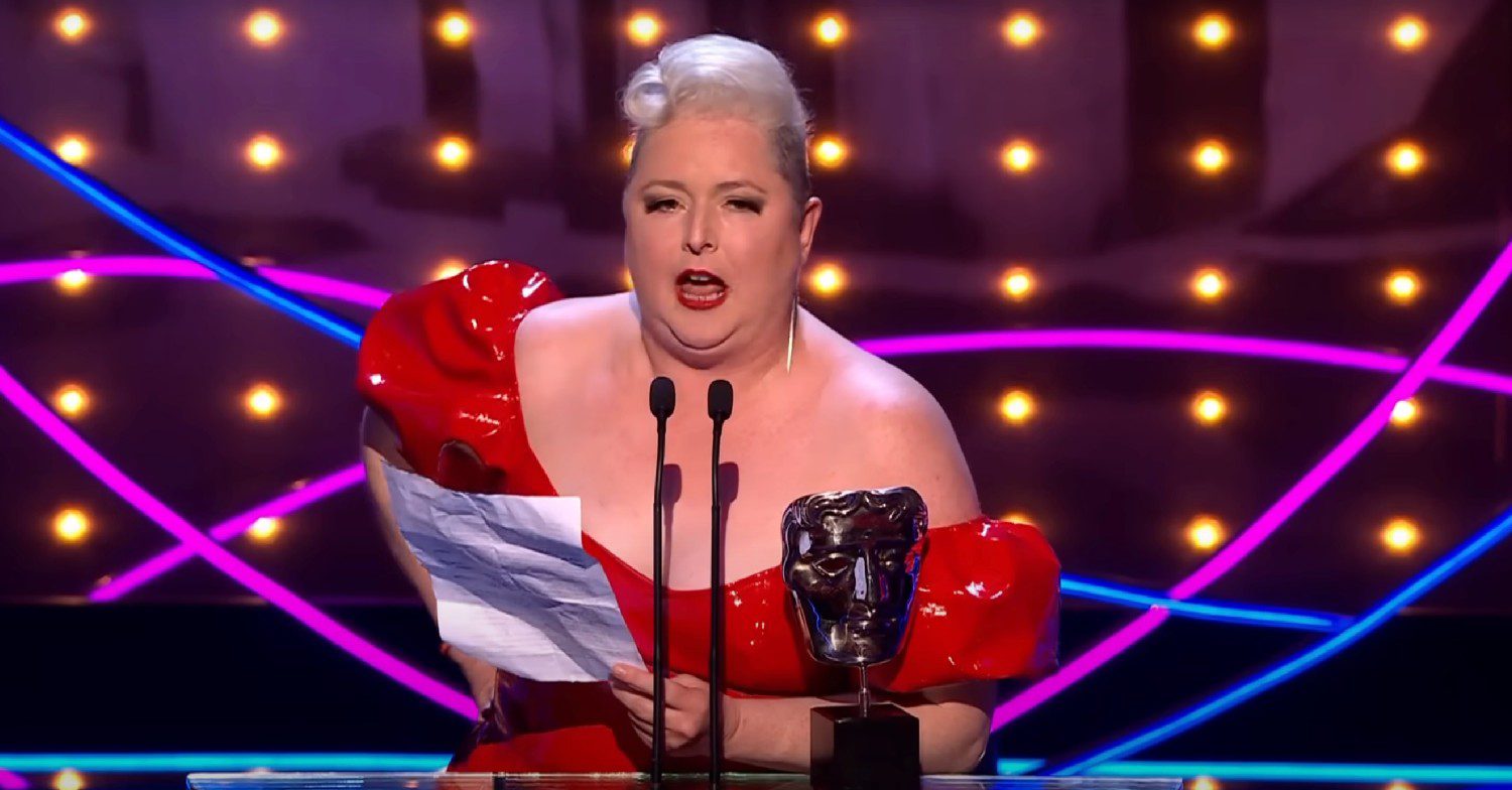 Siobhan McSweeney at the BAFTA awards