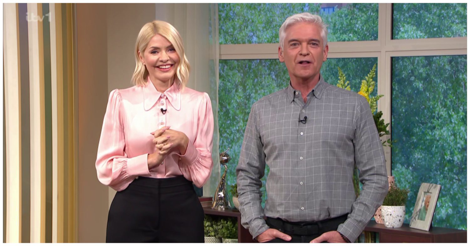 Phillip Schofield and Holly Willoughby pictured on This Morning