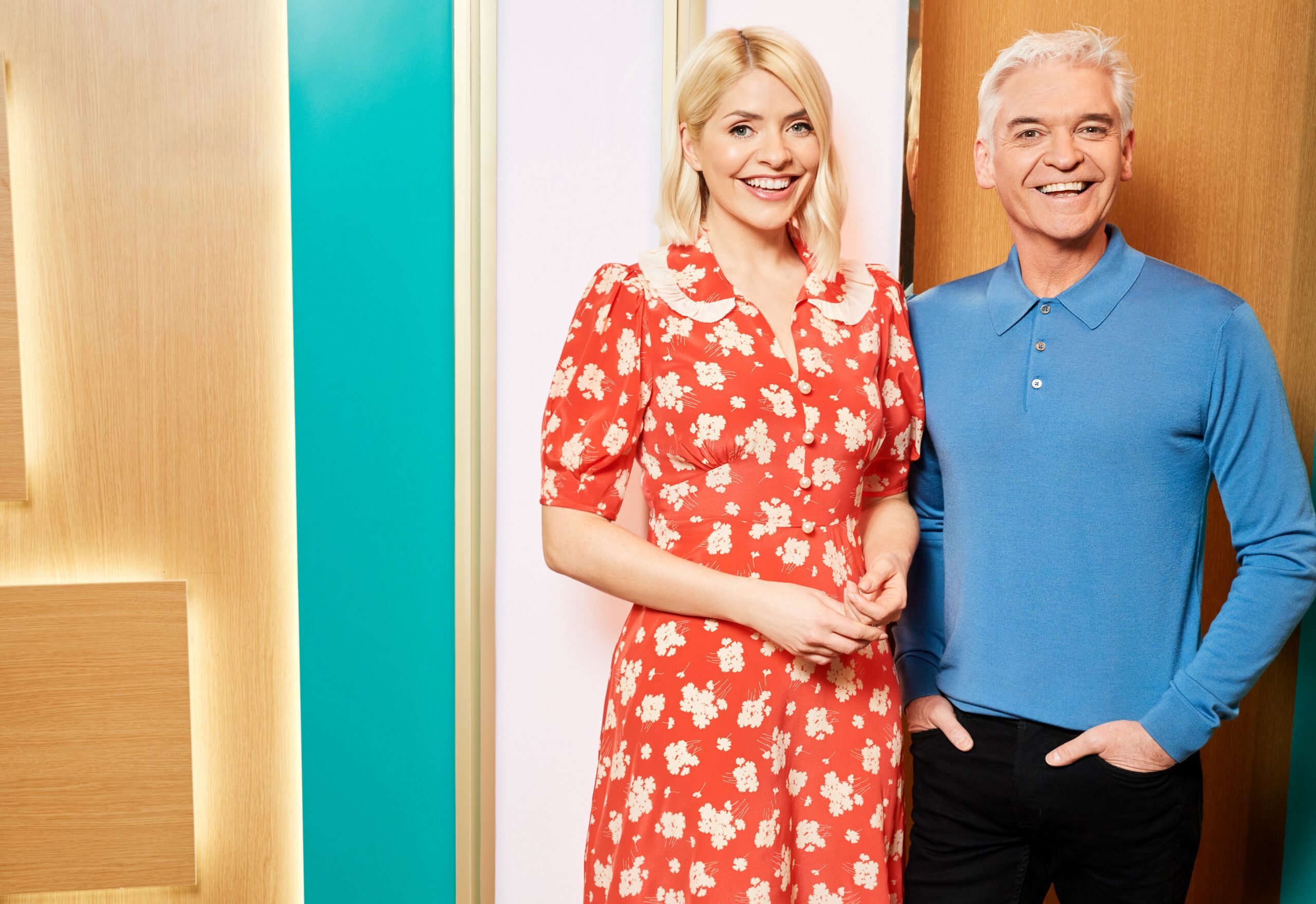 Philip Schofield and Holly Willoughby pictured presenting This Morning