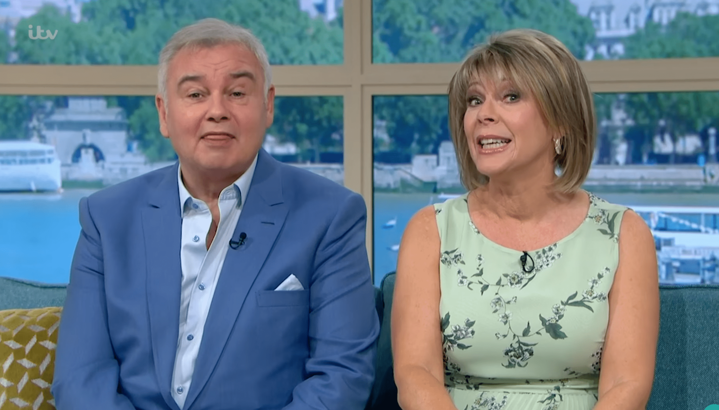 Eamonn Holmes and Ruth Langsford presenting This Morning