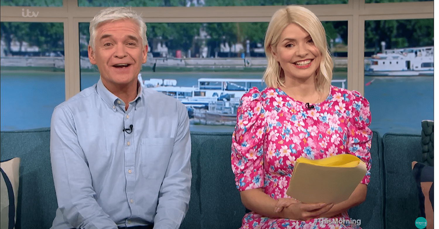 Holly Willoughby and Phillip Schofield on This Morning