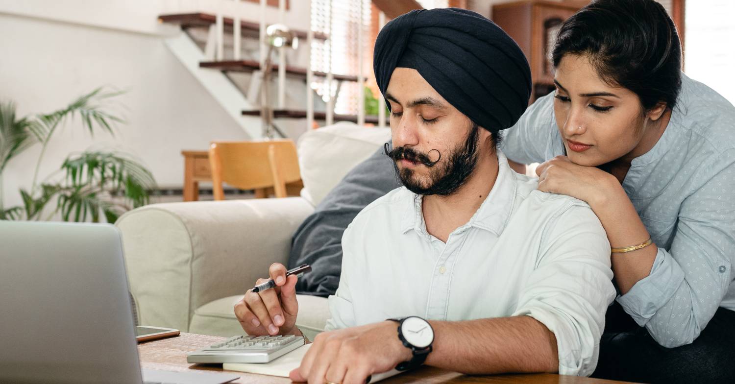 Couple work out whether they will end up paying 40% UK tax