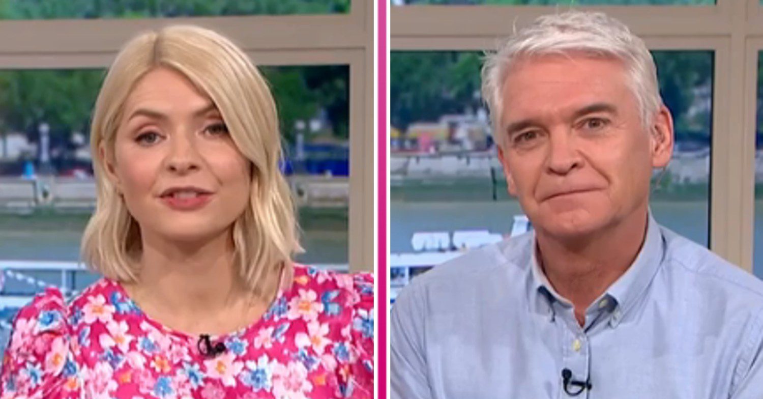 Holly Willoughby and Phillip Schofield hosting This Morning