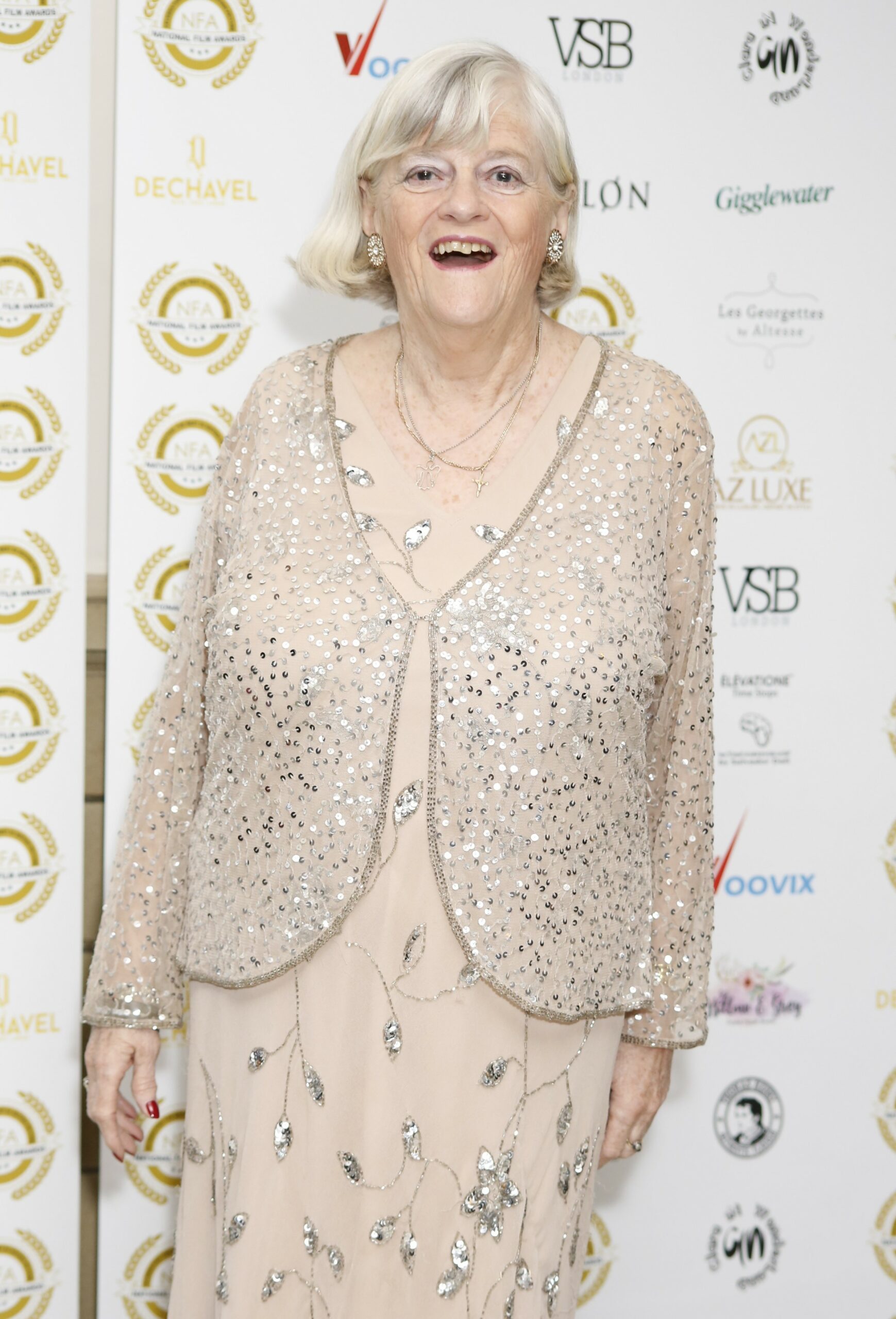 Ann Widdecombe smiling at event