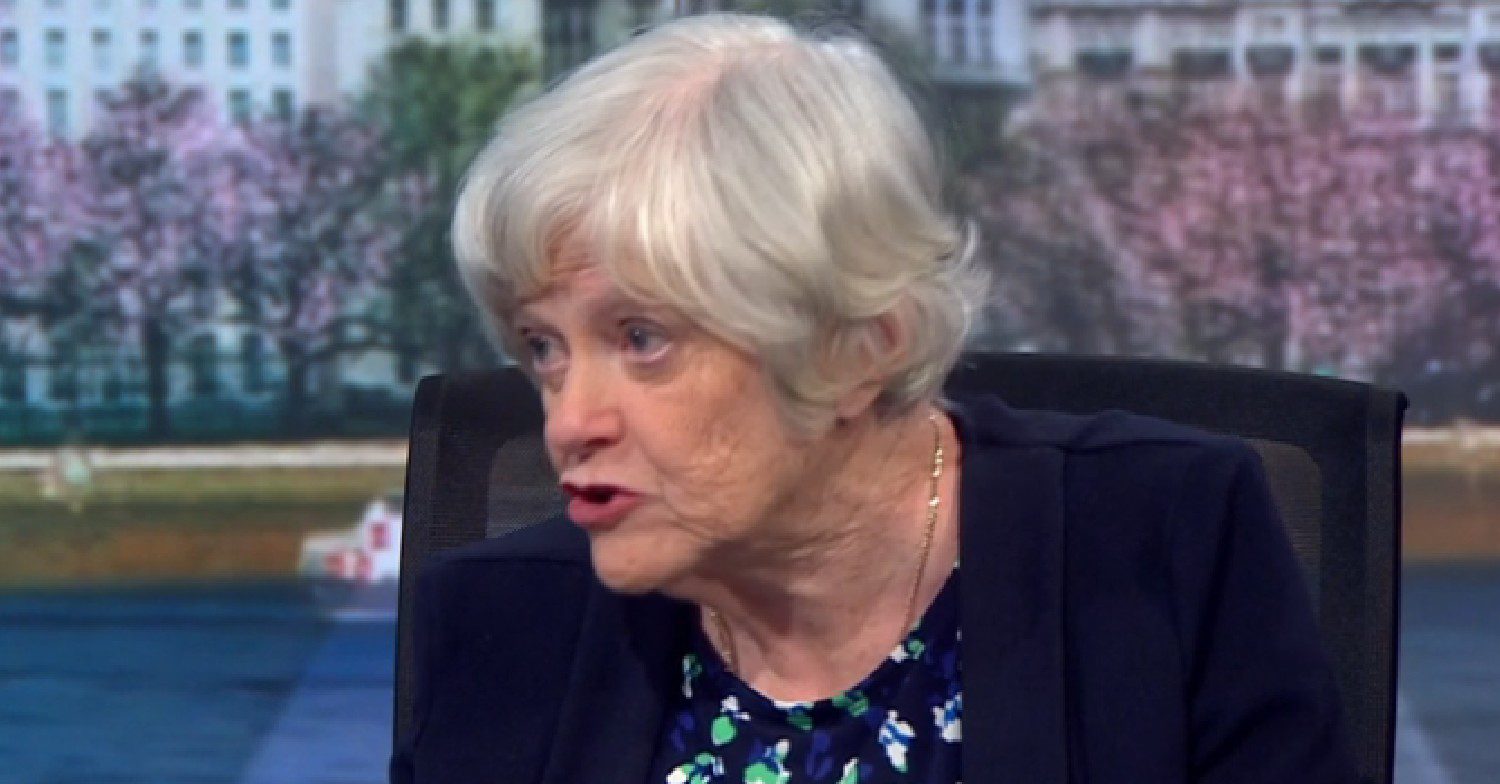 Ann Widdecombe speaking on BBC Politics Live